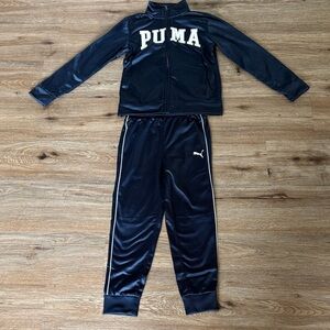 Puma Navy Tracksuit with White Accents
